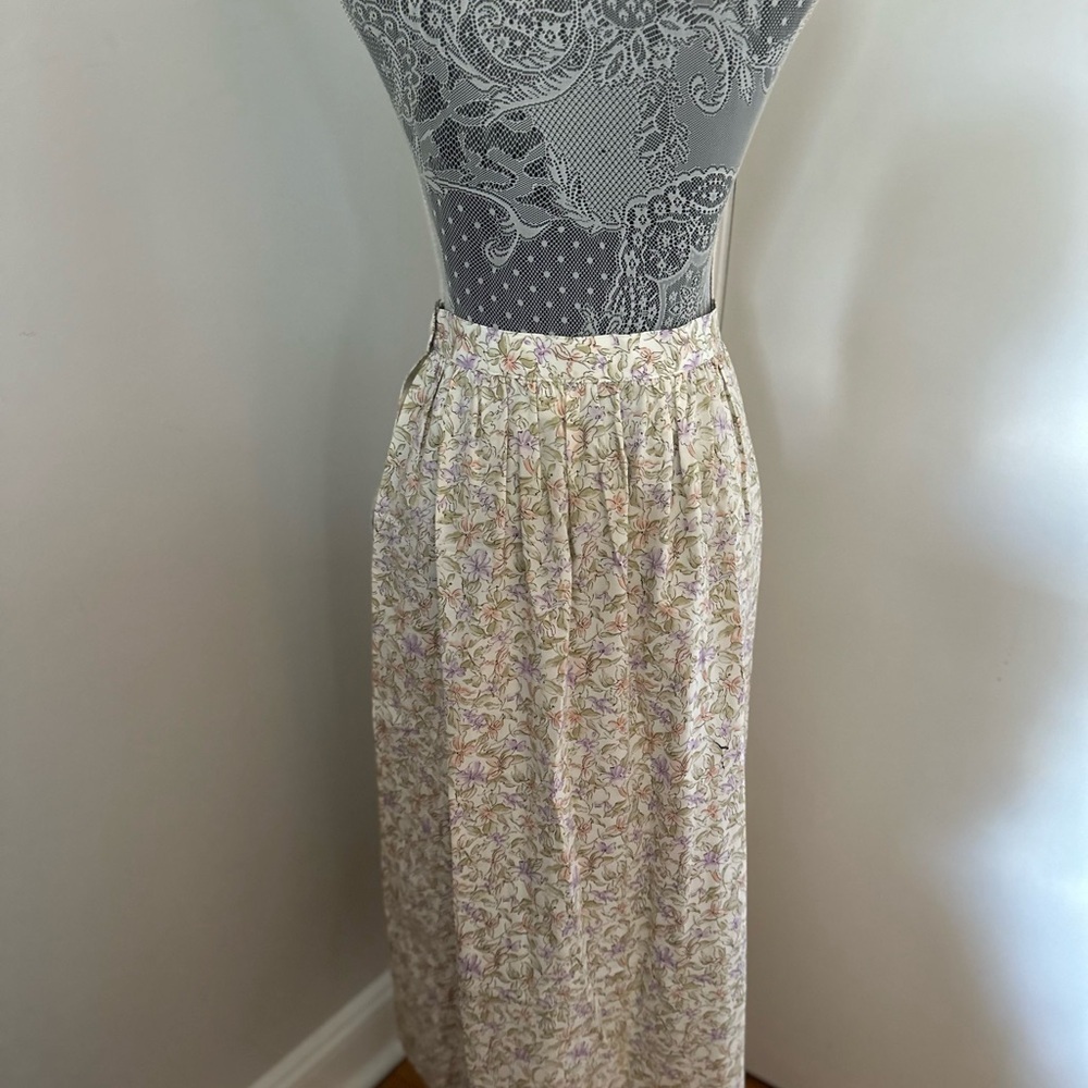 Vintage 60s Womens Sz: 10 Pendleton Miss sophisticates Floral Midi Skirt. - Picture 2 of 9